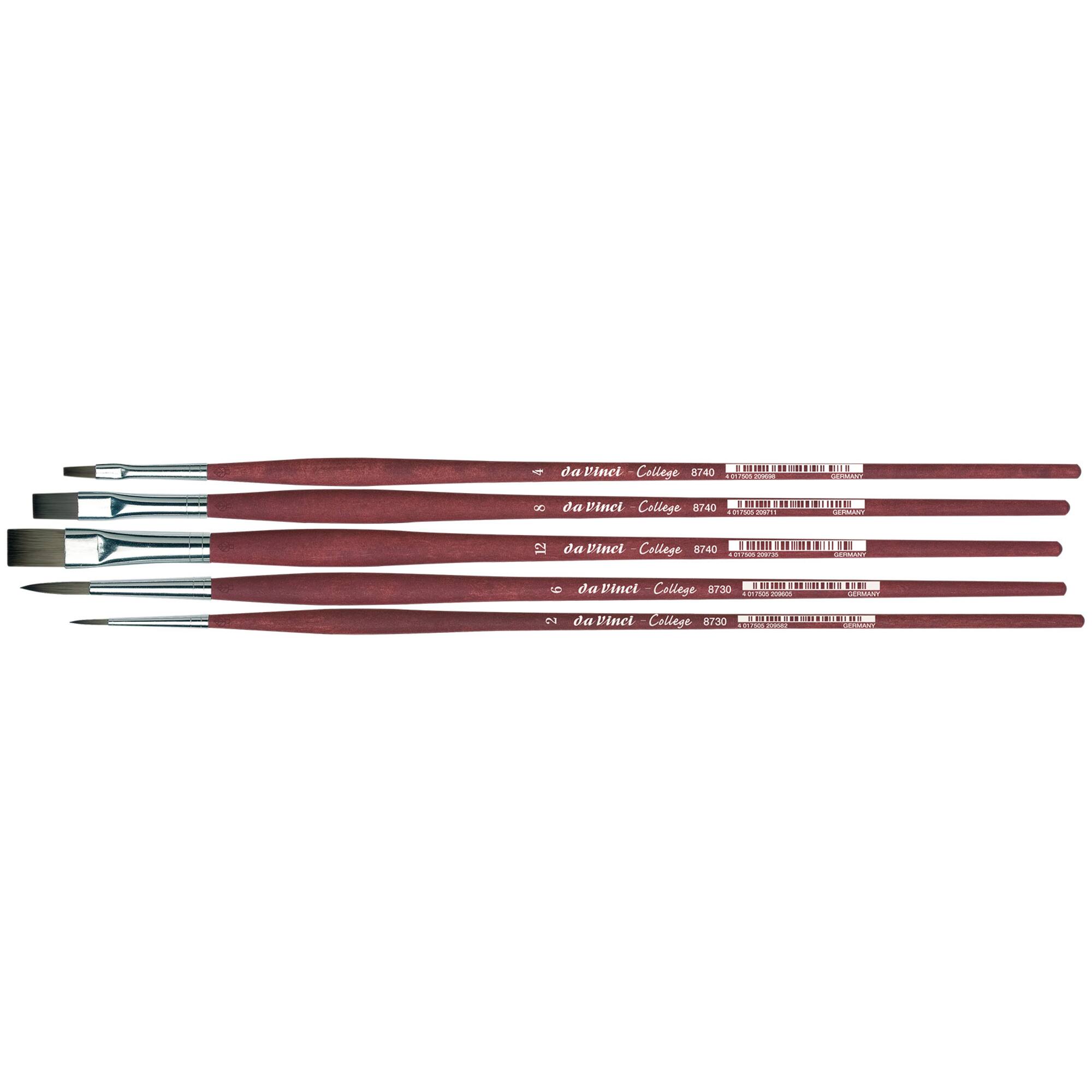 da Vinci COLLEGE 5 Piece Synthetic Brush Set